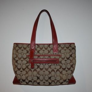Coach Purse - Red Lining